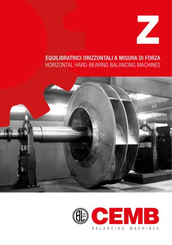 Horizontal hard-bearing balancing machines