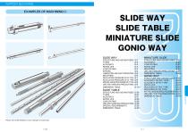 SLIDE WAY SLIDE TABLE MINIATURE SLIDE GONIO WAY