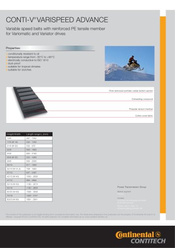 CONTI® VARISPEED ADVANCE