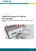 ARBOR Technology FPC-7900 and FPC-7901/02/03