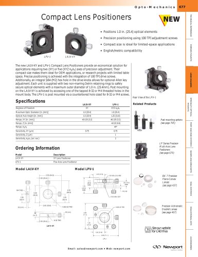 Compact Lens Positioners  