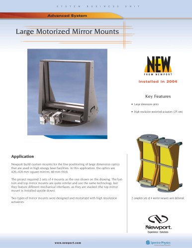 Large Motorized Mirror Mounts