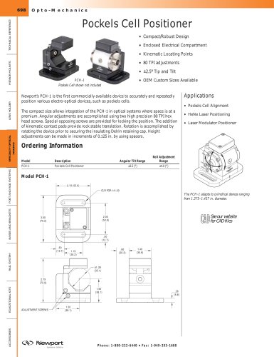 Pockels Cell Positioner  