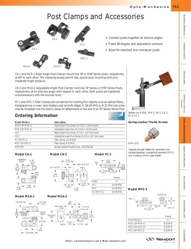 Post Clamps and Accessories  