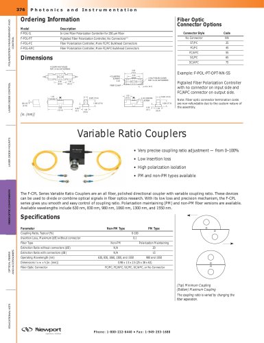 Variable Ratio Couplers