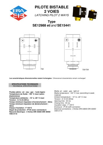 latching pilot valve