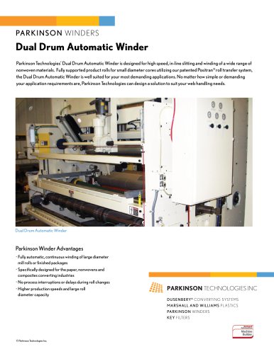 Parkinson Dual Drum Automatic Winder