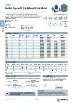 Suction Cups With 2,5 Bellows Ø 5 To 88 Mm, VS Series