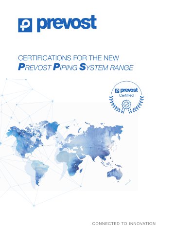 Prevost Piping System - Full aluminium compressed air network - Certifications