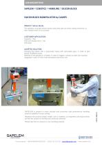 SILICON BLOCK MANIPULATOR by CLAMPS