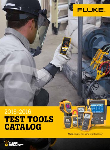 2015 - 2016 TEST TOOLS CATALOG