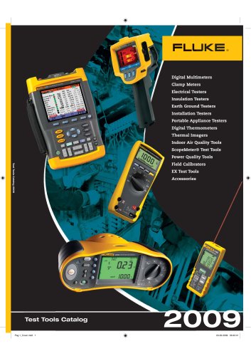 Fluke Test Tools Catalog 2009