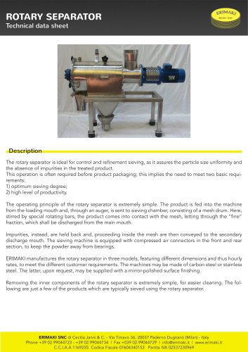 ROTARY SEPARATOR