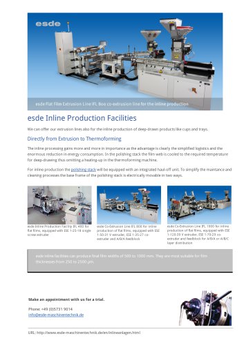 Inline Production Facilities