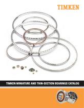 Timken Miniature And Thin-Section Bearings Catalog