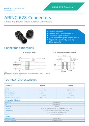 Arinc 628 Connectors