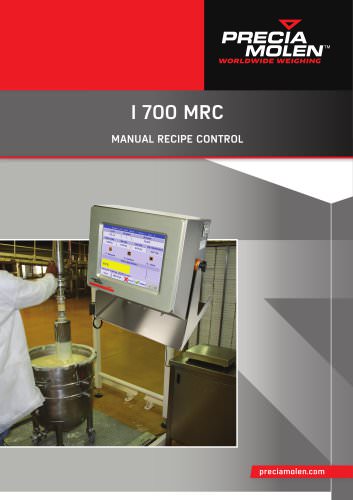 I 700 MRC - Manual recipe control