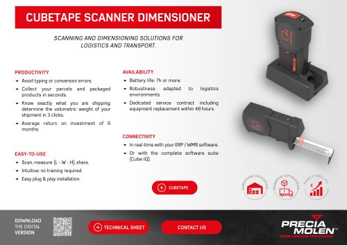 CUBETAPE SCANNER DIMENSIONER