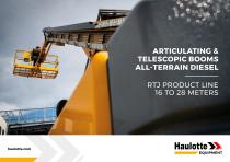 Articulating & telescopic booms all-terrain diesel