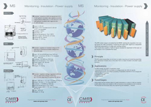 Monitoring - Insulation - Power supply MS