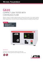 Leak tester with continuous flow | G620