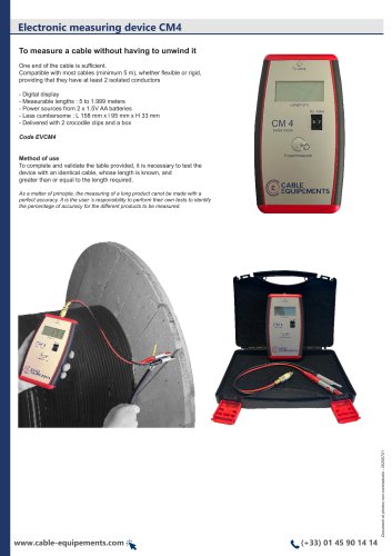 CM4 Electronic measuring device