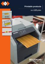 Printable products on a LASER-Printer