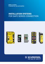 Installation systems for safe series connection