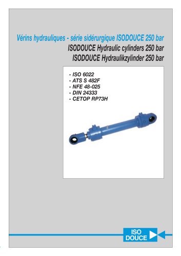 ISODOUCE Hydraulic cylinders 250 bar