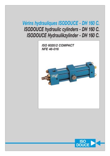 ISODOUCE hydraulic cylinders - DH 160 C.