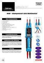 Multimeter NVD Clampmeter Model SEFRAM70