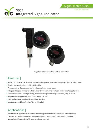 eYc SD05 Integrated Signal Indicator