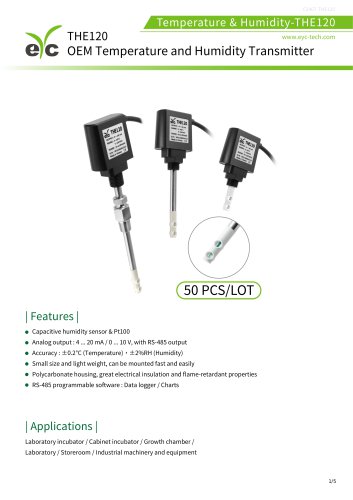 eYc THE120 OEM Temperature and Humidity Transmitter