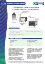 CA56 Gas cylinder analysis system