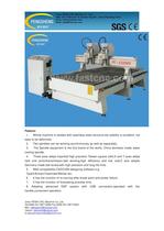 PENN PC-1325DV double heads cnc router for wood