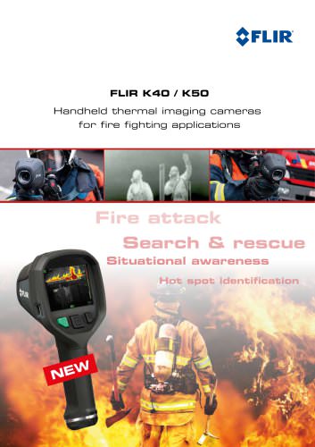 Thermal imaging cameras for firefighting support