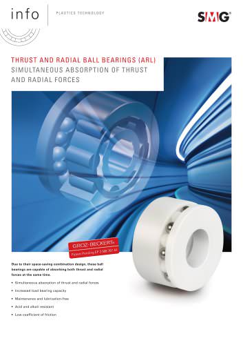 Thrust and radial ball bearings (ARL)