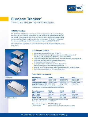 TB4900 and TB4000 Thermal Barrier Series