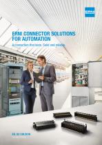 ERNI CONNECTOR SOLUTIONS FOR AUTOMATION