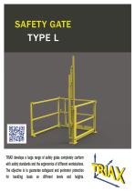 Safety gate type L