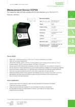 Data sheet cable measuring device VCPX5