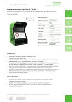 Data sheet cable measuring device VCPX5