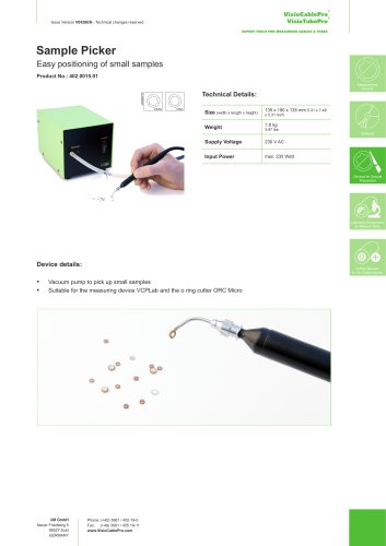Data Sheet Sample Picker