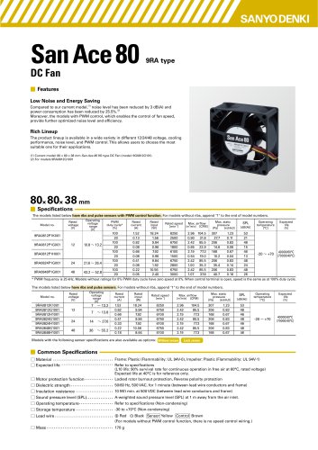 San Ace 80x38 - 9RA