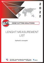 LENGHT MEASUREMENT LIST