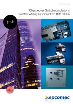 Catalogue extract: Changeover Switching solutions Transfer Switching Equipment from 40 to 6300 A