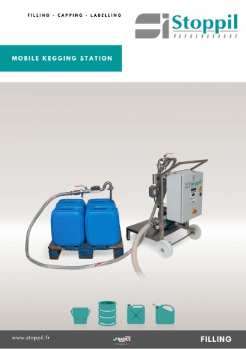 Mobile filling trolley