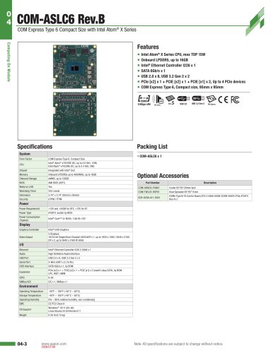 COM-ASLC6 Rev.B