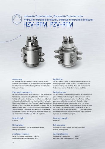  HZV-RTM / PZV-RTM