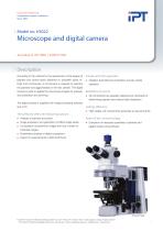 Micro­scope and dig­ital cam­era Model no. H3022